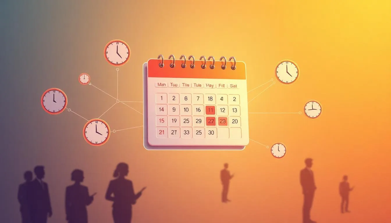Booking calendar system with scheduling automation for appointment management